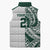 Polynesian Hawaii Volleyball Custom Sleeveless Puffer Jacket Kakau with Sport Style - Polynesian Pride