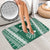 Polynesian Hawaii Volleyball Custom Bathroom Set Green Kakau with Map Motif - Polynesian Pride
