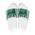 Polynesian Hawaii Volleyball Custom Slide Sandals Green Kakau with Map Motif - Polynesian Pride