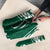 Polynesian Hawaii Volleyball Custom Umbrella Green Kakau with Map Motif - Polynesian Pride