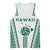 Polynesian Hawaii Volleyball Custom Basketball Jersey White Kakau with Map Motif - Polynesian Pride
