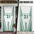 Polynesian Hawaii Volleyball Custom Door Cover White Kakau with Map Motif - Polynesian Pride