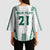 Polynesian Hawaii Volleyball Custom Kimono Sleeve Blouse White Kakau with Map Motif - Polynesian Pride