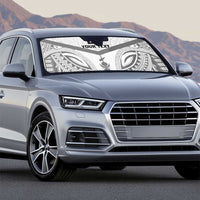 New Caledonia Football Custom Auto Sun Shade Go Champions Les Cagous - Polynesian Pride