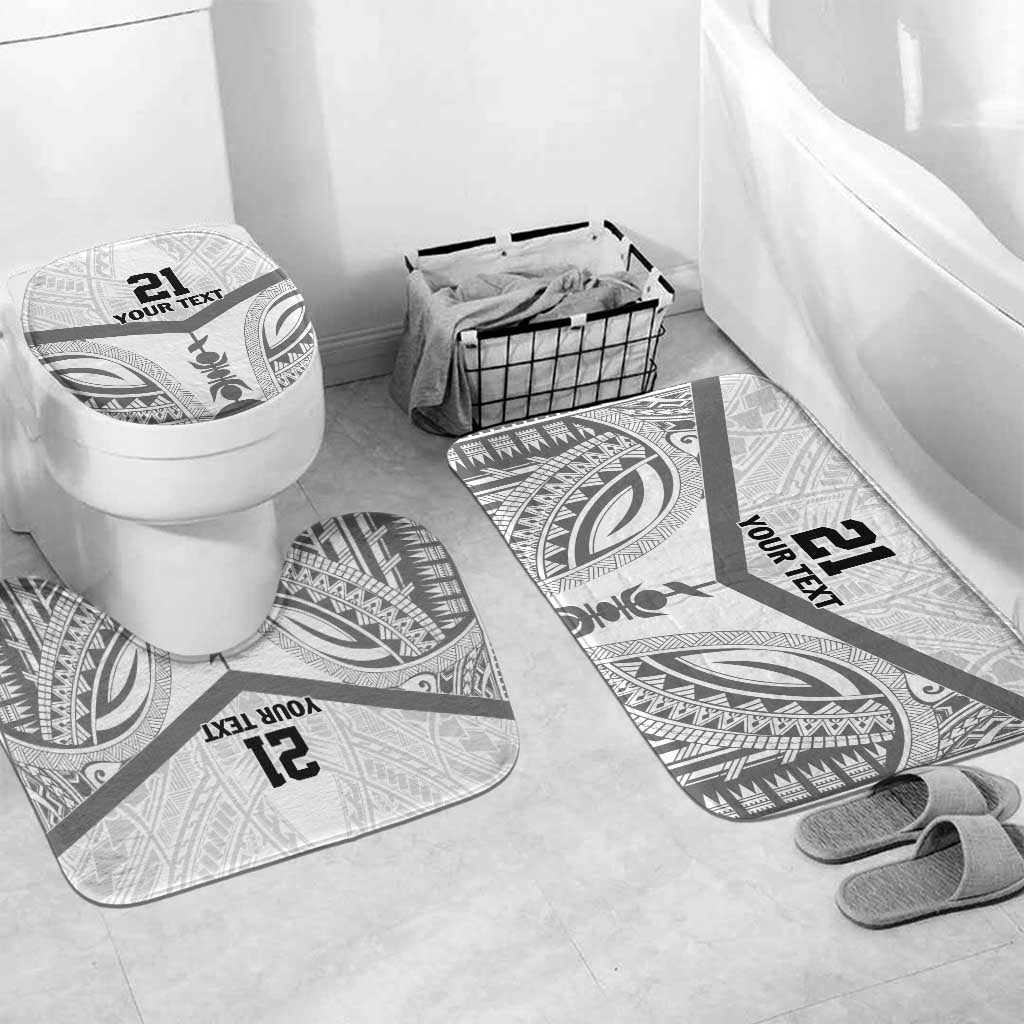 New Caledonia Football Custom Bathroom Set Go Champions Les Cagous - Polynesian Pride