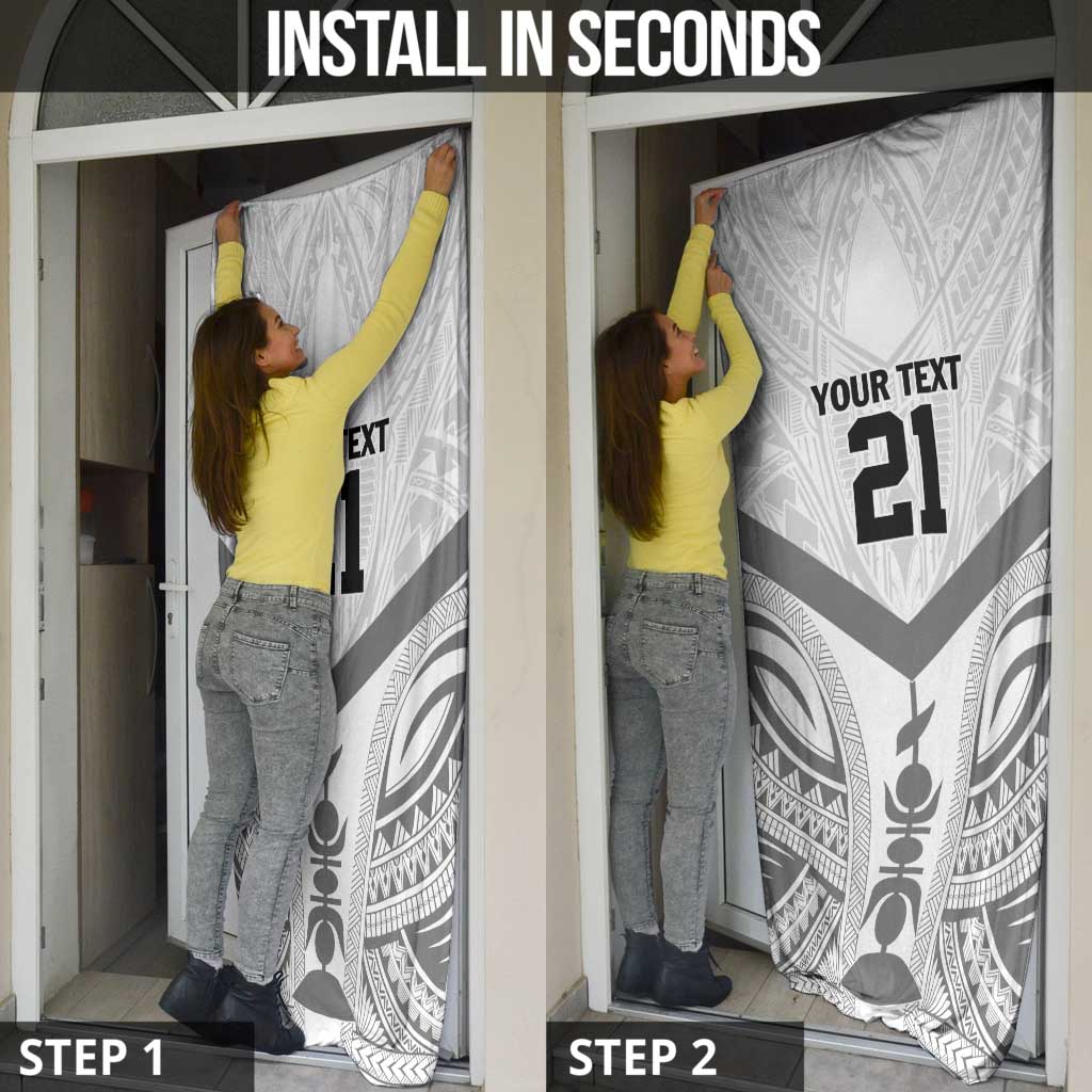 New Caledonia Football Custom Door Cover Go Champions Les Cagous - Polynesian Pride