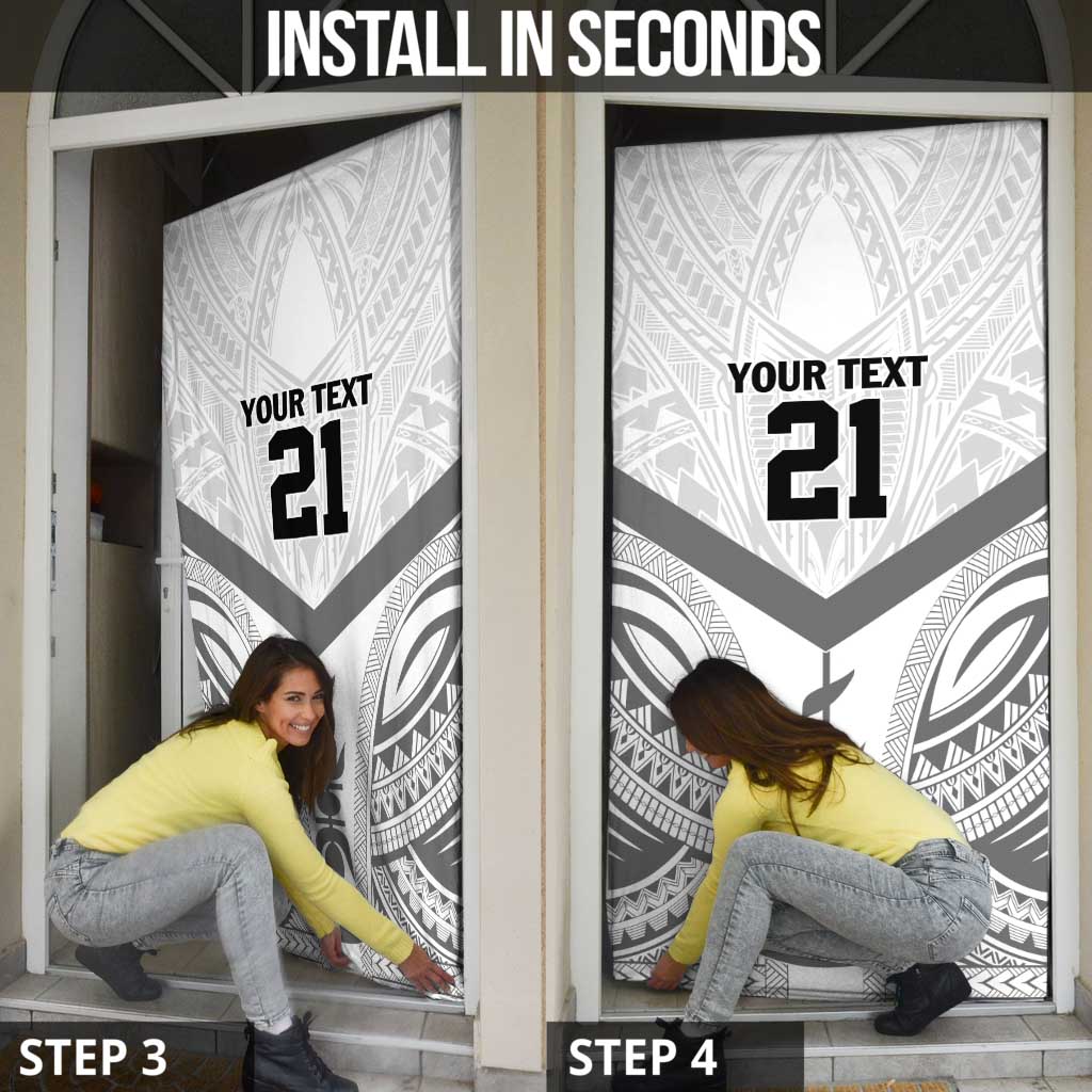 New Caledonia Football Custom Door Cover Go Champions Les Cagous - Polynesian Pride