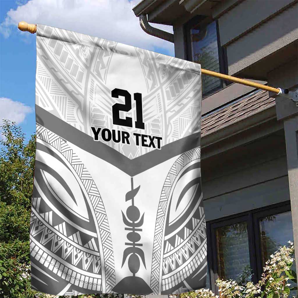 New Caledonia Football Custom Garden Flag Go Champions Les Cagous LT9 - Polynesian Pride