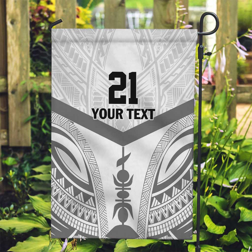 New Caledonia Football Custom Garden Flag Go Champions Les Cagous LT9 Garden Flag White - Polynesian Pride