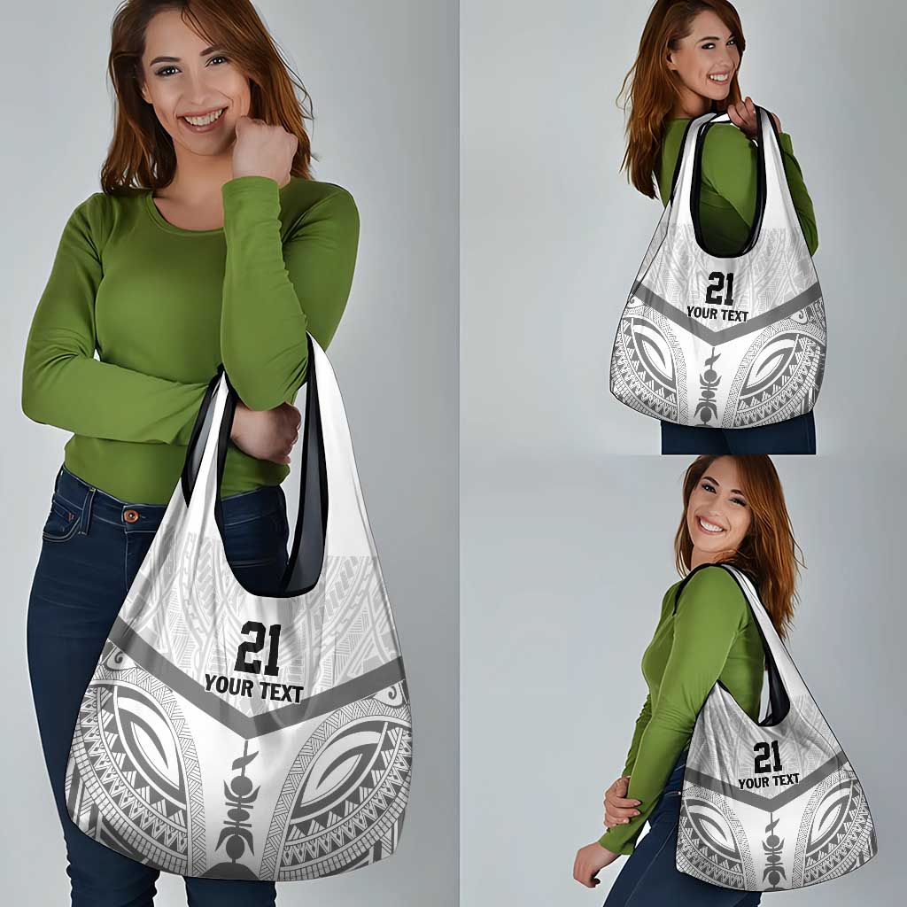 New Caledonia Football Custom Grocery Bag Go Champions Les Cagous LT9 - Polynesian Pride