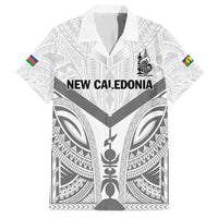 New Caledonia Football Custom Hawaiian Shirt Go Champions Les Cagous LT9 White - Polynesian Pride