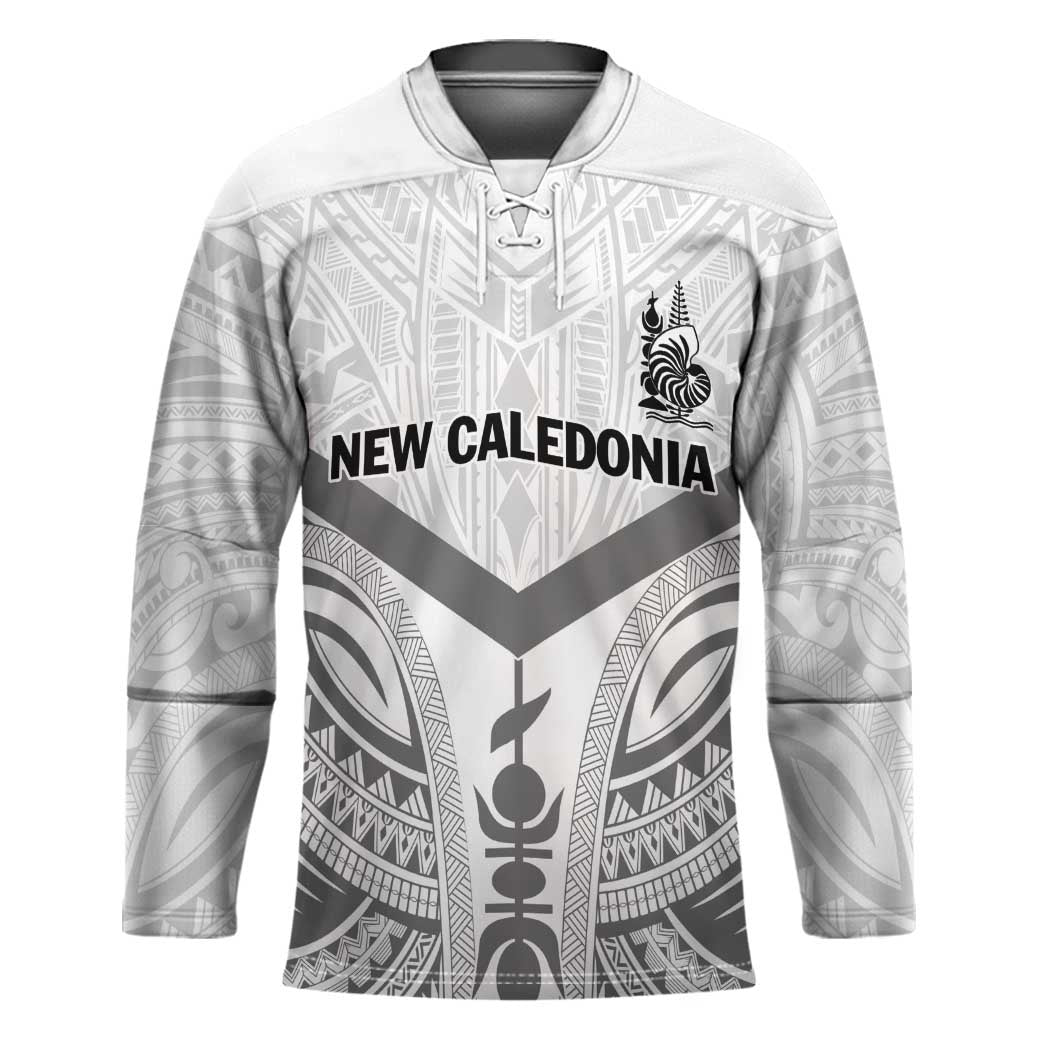 New Caledonia Football Custom Hockey Jersey Go Champions Les Cagous - Polynesian Pride