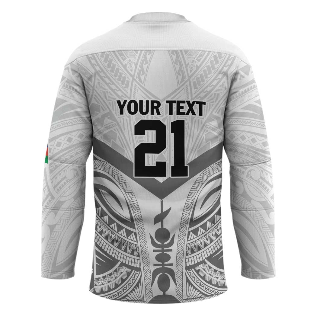 New Caledonia Football Custom Hockey Jersey Go Champions Les Cagous - Polynesian Pride