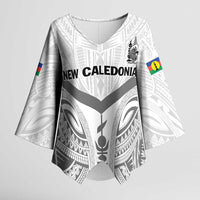 New Caledonia Football Custom Kimono Sleeve Blouse Go Champions Les Cagous - Polynesian Pride