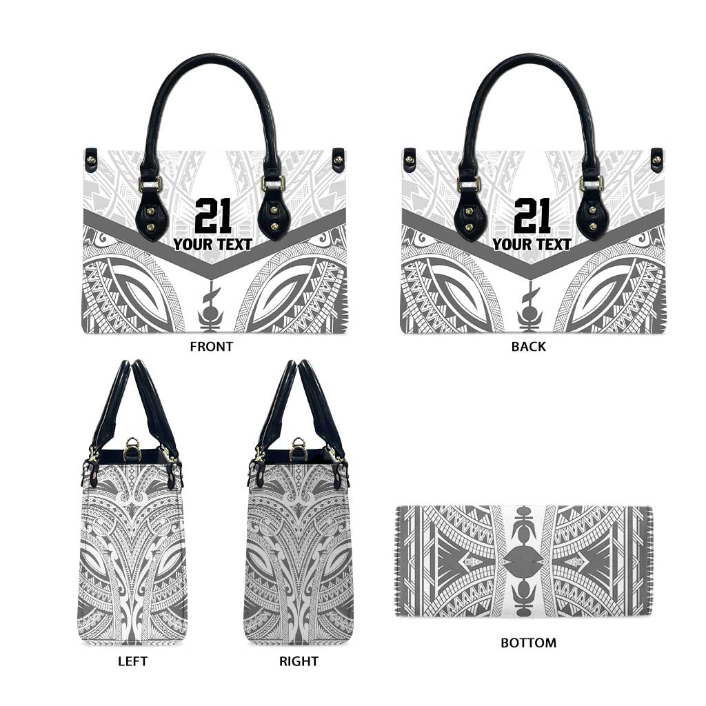 New Caledonia Football Custom Leather Bag Go Champions Les Cagous - Polynesian Pride