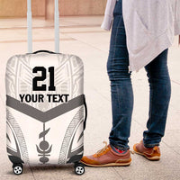 New Caledonia Football Custom Luggage Cover Go Champions Les Cagous LT9 White - Polynesian Pride