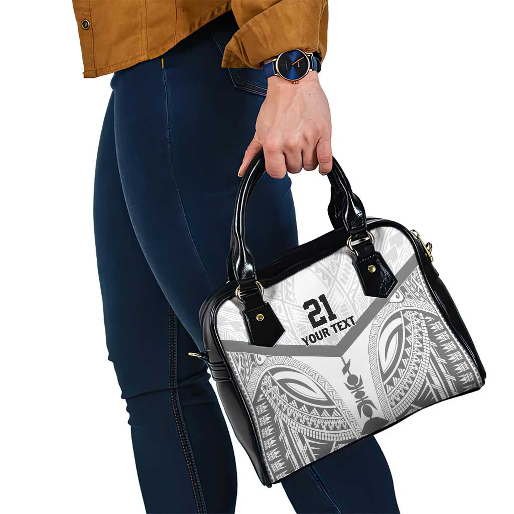 New Caledonia Football Custom Shoulder Handbag Go Champions Les Cagous LT9 - Polynesian Pride