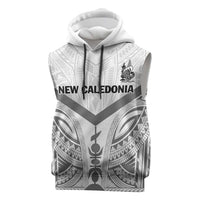 New Caledonia Football Custom Sleeveless Hoodie Go Champions Les Cagous - Polynesian Pride