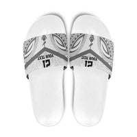 New Caledonia Football Custom Slide Sandals Go Champions Les Cagous - Polynesian Pride