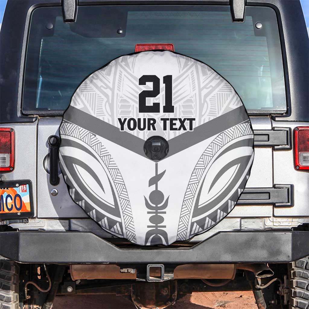 New Caledonia Football Custom Spare Tire Cover Go Champions Les Cagous LT9 White - Polynesian Pride