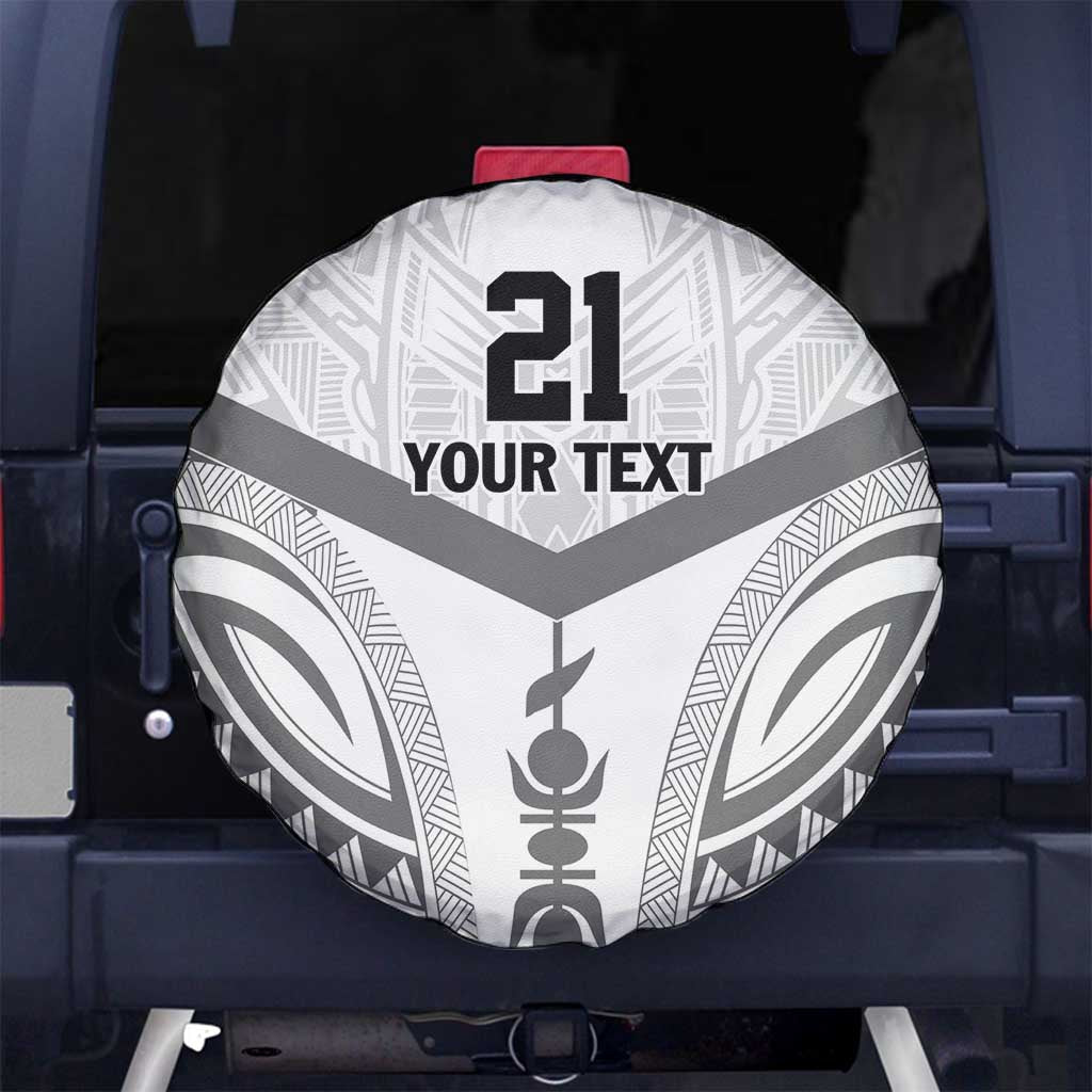 New Caledonia Football Custom Spare Tire Cover Go Champions Les Cagous LT9 No hole White - Polynesian Pride