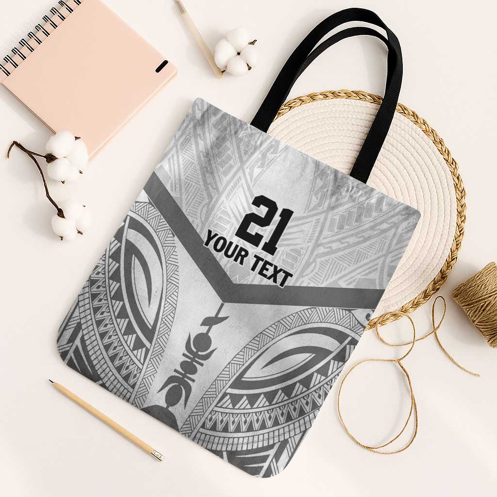 New Caledonia Football Custom Tote Bag Go Champions Les Cagous LT9 Black Strap One Size White - Polynesian Pride