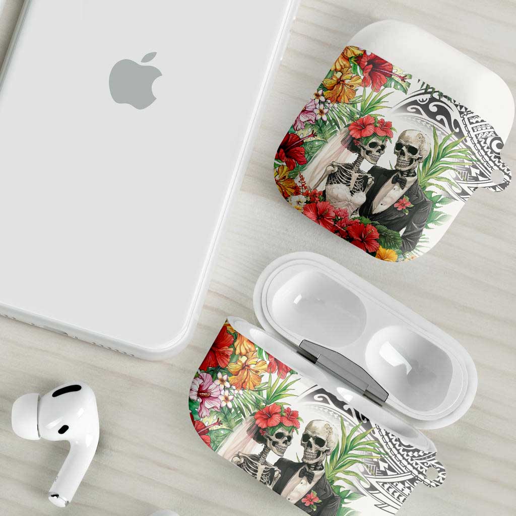 Skeleton Love for Valentine’s Day AirPods Case Polynesian Tribal Love Forever - Polynesian Pride
