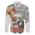 Skeleton Love for Valentine’s Day Family Matching Tank Maxi Dress and Hawaiian Shirt Polynesian Tribal Love Forever