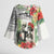 Skeleton Love for Valentine’s Day Kimono Sleeve Blouse Polynesian Tribal Love Forever - Polynesian Pride
