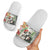 Skeleton Love for Valentine’s Day Slide Sandals Polynesian Tribal Love Forever - Polynesian Pride