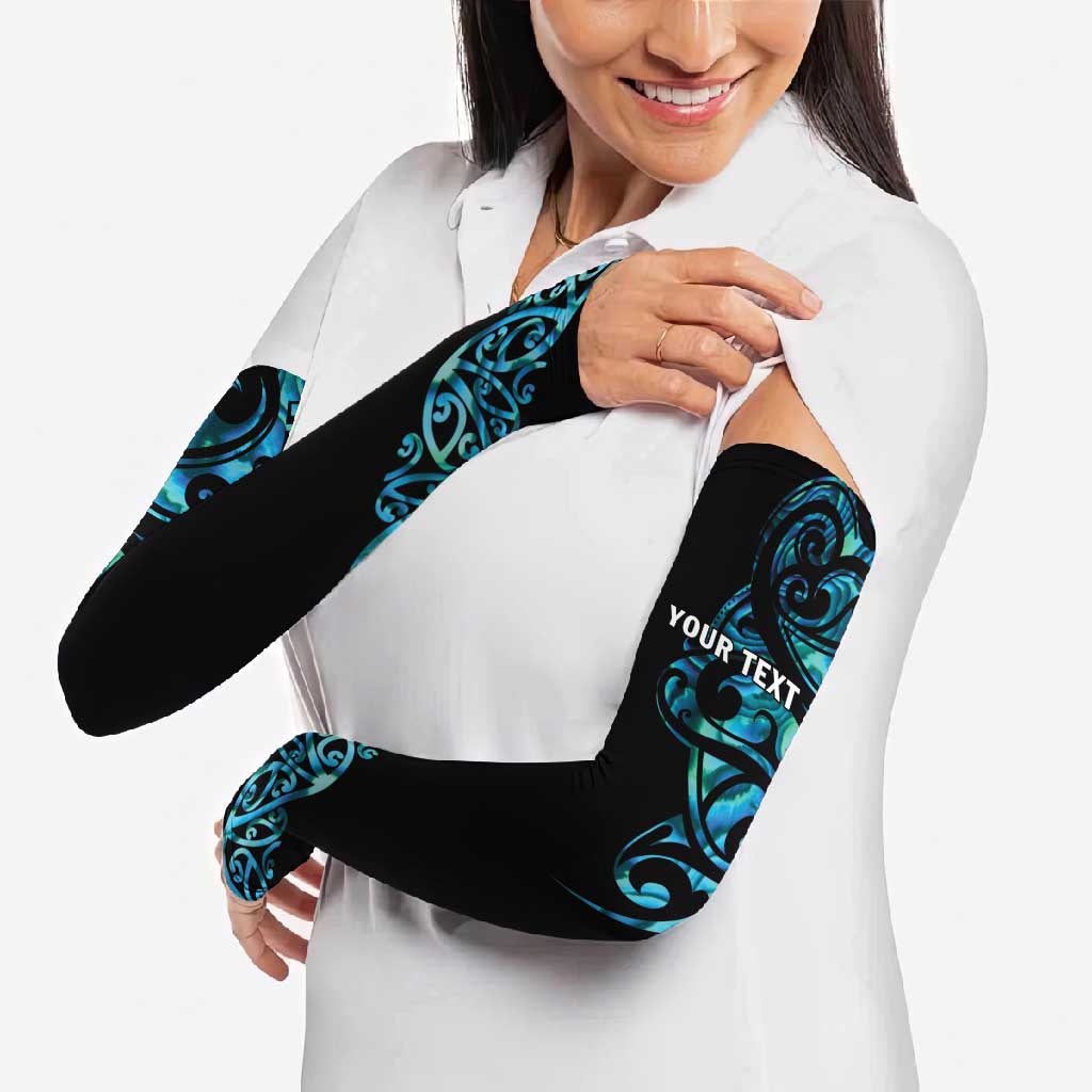 All Black Maori Tribal Tattoo Personalised Arm Sleeves Polynesian Style - Polynesian Pride
