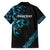 All Black Maori Tribal Tattoo Personalised Family Matching Summer Maxi Dress and Hawaiian Shirt Polynesian Style