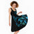 All Black Maori Tribal Tattoo Personalised Midi Dress Polynesian Style - Polynesian Pride