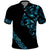 All Black Maori Tribal Tattoo Personalised Polo Shirt Polynesian Style