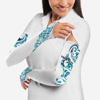 All White Maori Tribal Tattoo Personalised Arm Sleeves Polynesian Style - Polynesian Pride