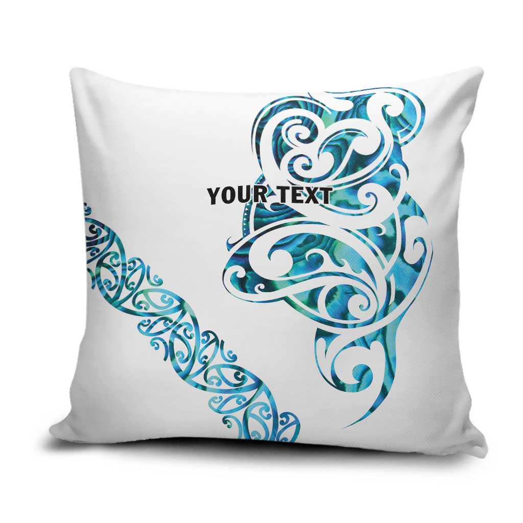 All White Maori Tribal Tattoo Personalised Pillow Cover Polynesian Style - Polynesian Pride