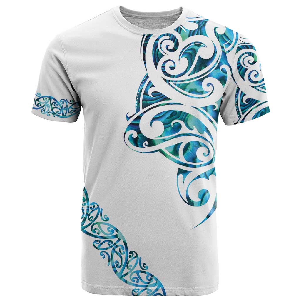 All White Maori Tribal Tattoo Personalised T Shirt Polynesian Style