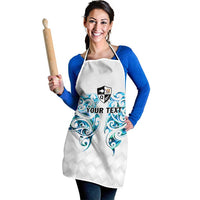 Queensland Maori Kiwi Personalised Apron Ma Kakariki Papua Shell Maori Tribal Tattoo - Polynesian Pride