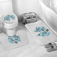 Queensland Maori Kiwi Personalised Bathroom Set Ma Kakariki Papua Shell Maori Tribal Tattoo - Polynesian Pride