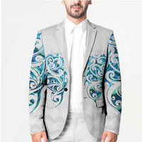 Queensland Maori Kiwi Personalised Blazer Ma Kakariki Papua Shell Maori Tribal Tattoo - Polynesian Pride