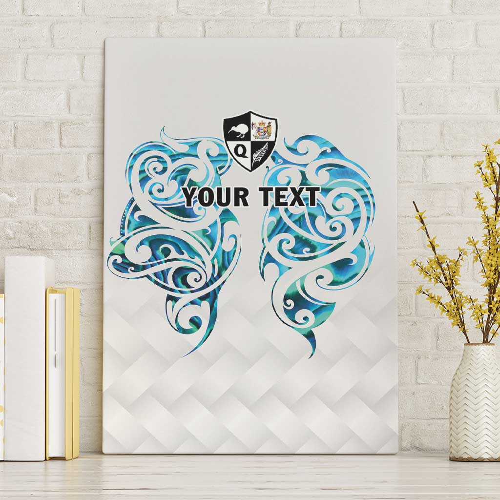 Queensland Maori Kiwi Personalised Canvas Wall Art Ma Kakariki Papua Shell Maori Tribal Tattoo