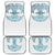 Queensland Maori Kiwi Personalised Car Mats Ma Kakariki Papua Shell Maori Tribal Tattoo