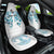 Queensland Maori Kiwi Personalised Car Seat Cover Ma Kakariki Papua Shell Maori Tribal Tattoo
