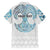 Queensland Maori Kiwi Personalised Family Matching Off The Shoulder Long Sleeve Dress and Hawaiian Shirt Ma Kakariki Papua Shell Maori Tribal Tattoo