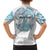 Queensland Maori Kiwi Personalised Family Matching Off Shoulder Short Dress and Hawaiian Shirt Ma Kakariki Papua Shell Maori Tribal Tattoo