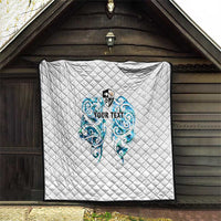 Queensland Maori Kiwi Personalised Quilt Ma Kakariki Papua Shell Maori Tribal Tattoo