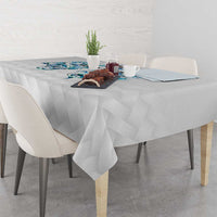 Queensland Maori Kiwi Personalised Tablecloth Ma Kakariki Papua Shell Maori Tribal Tattoo