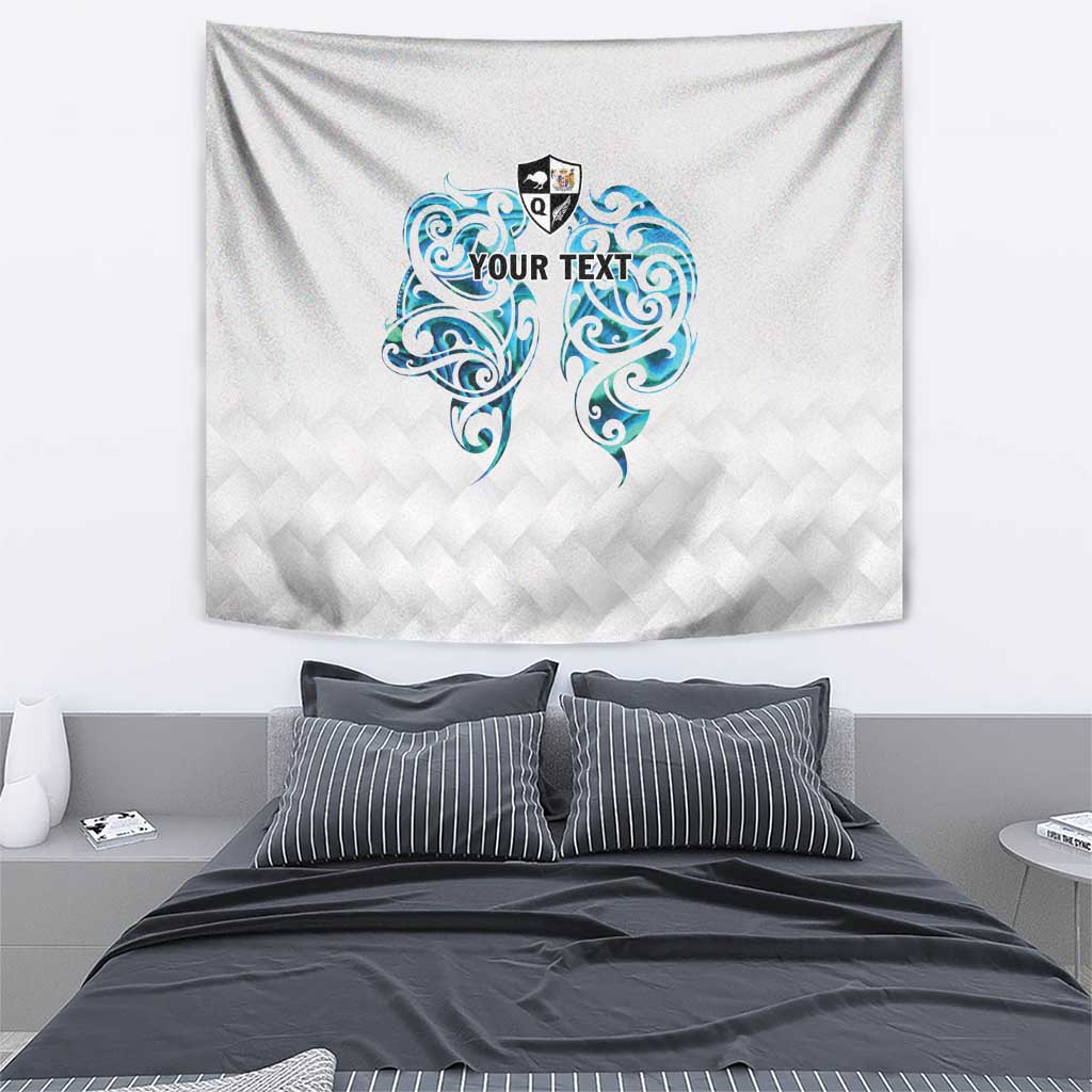 Queensland Maori Kiwi Personalised Tapestry Ma Kakariki Papua Shell Maori Tribal Tattoo