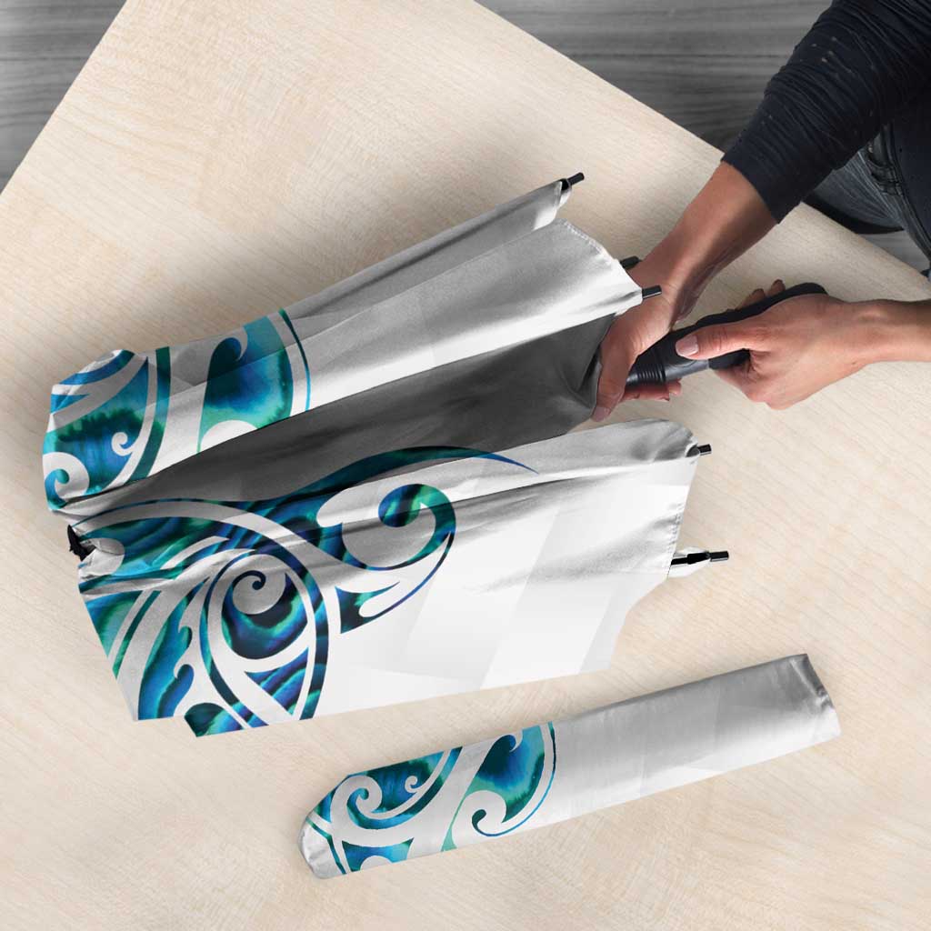 Queensland Maori Kiwi Personalised Umbrella Ma Kakariki Papua Shell Maori Tribal Tattoo - Polynesian Pride