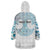 Queensland Maori Kiwi Personalised Wearable Blanket Hoodie Ma Kakariki Papua Shell Maori Tribal Tattoo
